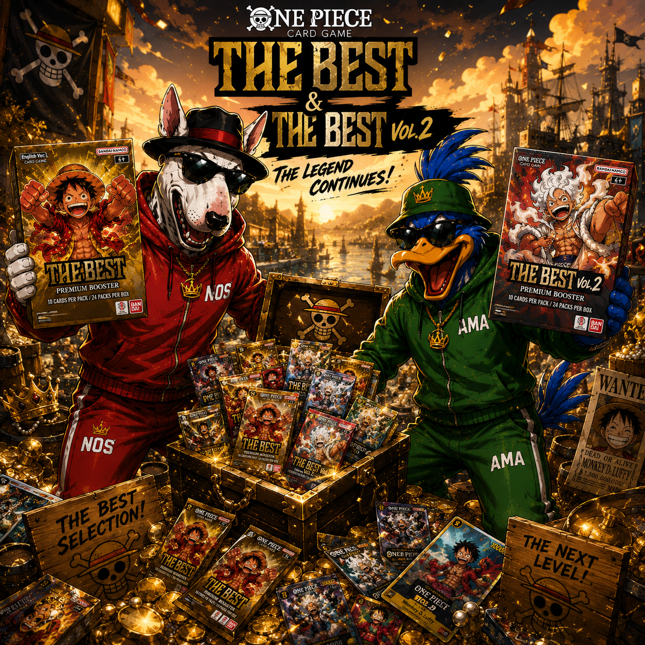 ONE PIECE THE BEST I & II DROP